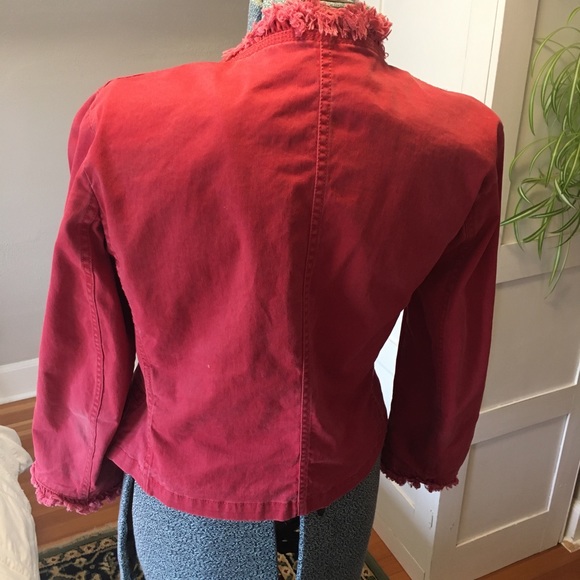 Structured cotton blazer - Picture 6 of 8